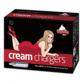 Ezywhip Ultra Cream Chargers N2O 10 Pack x 24 (240 Bulbs)