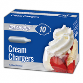 Dreamwhip Cream Chargers N2O 10 Pack x 12 (120 Bulbs) 